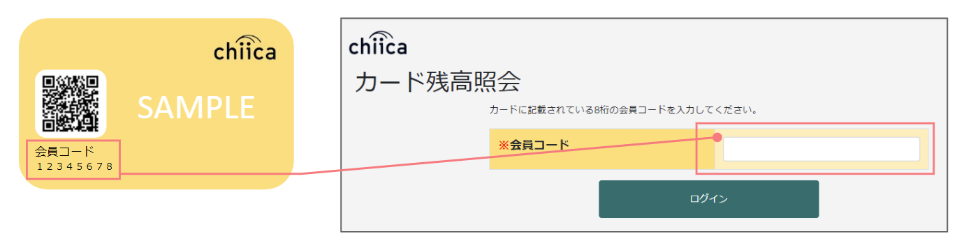 chiicaカード】カード会員用残高照会サイトの利用方法 – ヘルプセンター